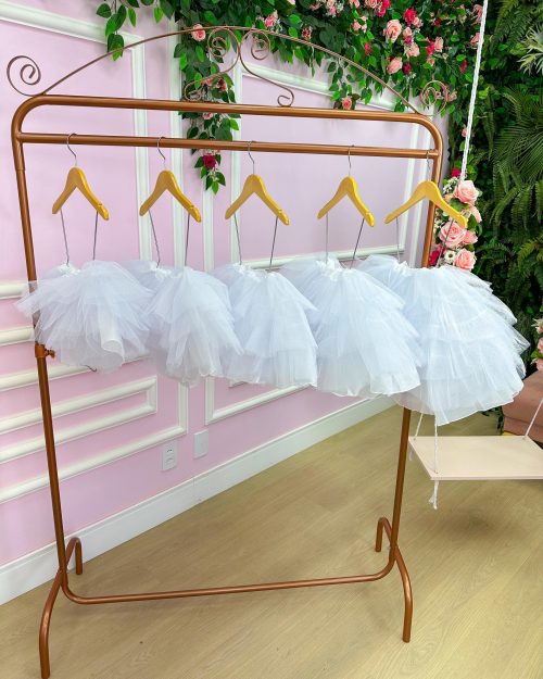 Saiote Saia de Armação Infantil Daminha C/armação Anágua Vestidos Festa Luxo