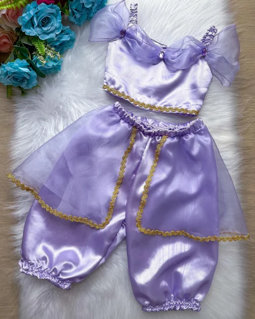 Fantasia Princesa Belli Princesa Jasmine Lilas