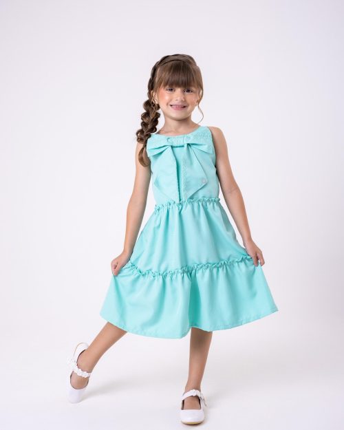 Vestido Blogueirinha Lola Verde Tiffany
