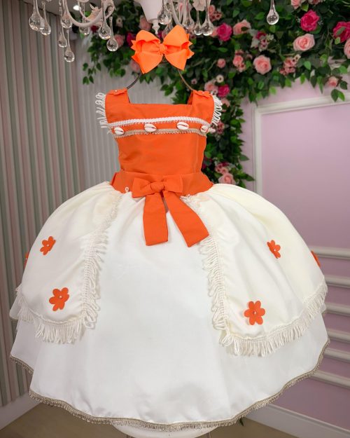 Vestido Tematicos Kids Moana Modelo 3