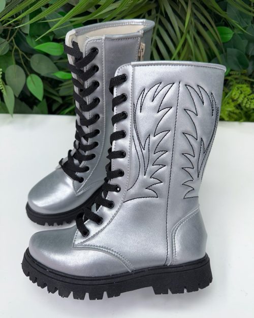 Bota/Coturno Flor di Mila Aylla Prata Boiadeira