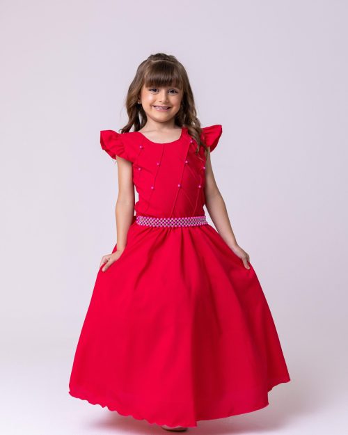 Vestido Ysa Kids Ariane Longo Pink